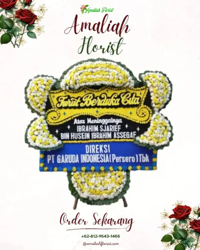 Papan Bunga Duka di 15 Ilir